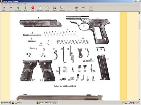 ebook Le pistolet MAB D expliqué