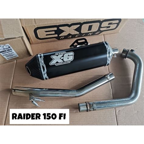 Exos Racing X 6 For Raider 150 Fi White Shopee Philippines