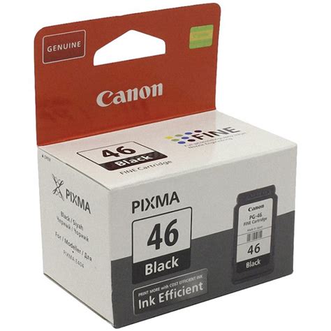 Картридж Canon PG-46 для PIXMA E404, E414, E464, E474, E484