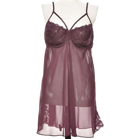 Cacique Womens Size Babydoll Lingerie Purple S