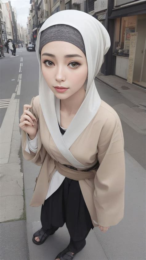 Hijab Muslims Beautiful Girl Fashion Model AI Hijab Muslims Dress