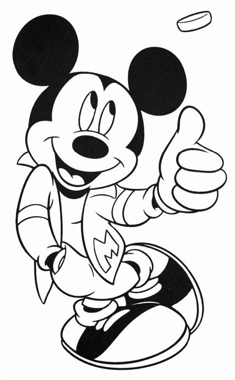 Omalovánky k vytisknutí Mickey Mouse - Omalovanek.cz