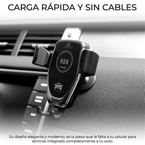 Cargador Inal Mbrico Carga Rapida W Soporte Para Auto Ele Gate