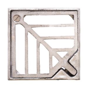 Aluminium Square Hinged Gully Grate Frame 150 X 150mm Myers