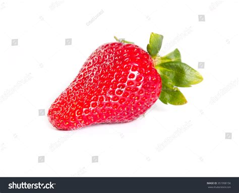 Strawberry Isolatd On White Background Stock Photo 351998156 | Shutterstock