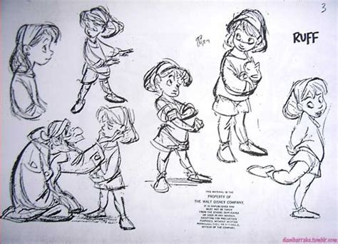 Oliver And Companys Jenny Sketches By Glen Keane Art Conceptuel Disney Croquis De