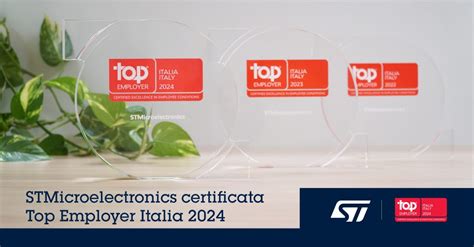 STMicroelectronics Certificata Top Employer 2024 Pepite