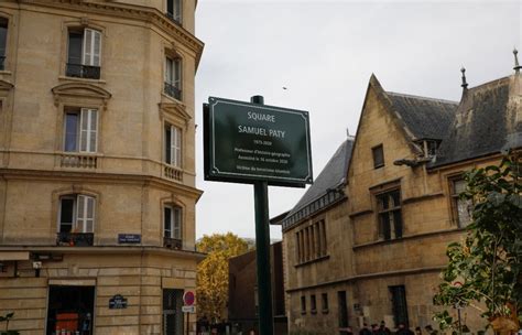 Paris un nouvel aménagement symbolique dans le square Samuel Paty CNEWS