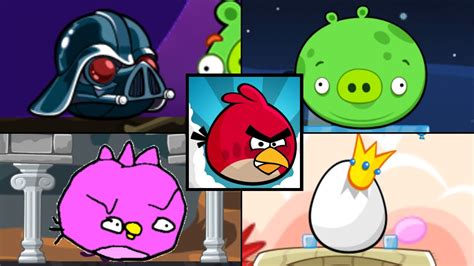 Angry Birds LynnDesu3123 Season 4 All Bosses Luta Dos Bosses 1080P