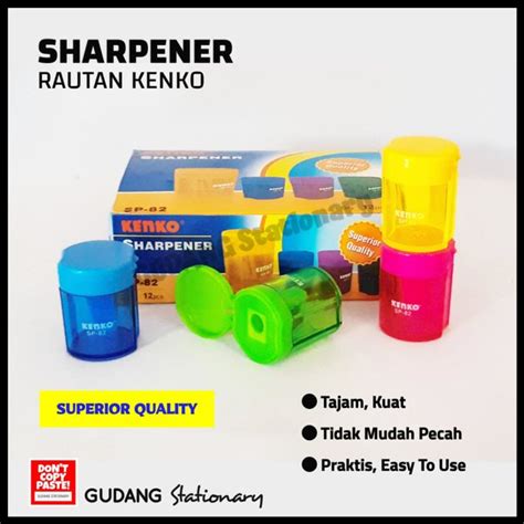 Jual Rautan Pensil Sharpener KENKO Di Lapak GUDANG Stationary Bukalapak