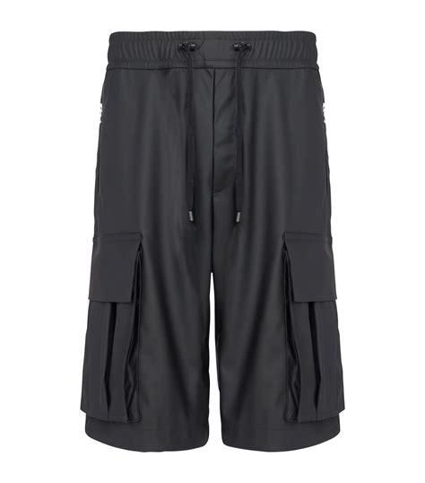 Mens Balmain Black Cargo Shorts Harrods Us