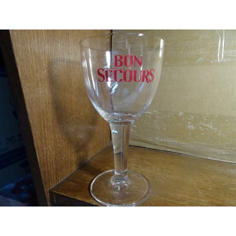 6 VERRES BON SECOURS 33CL HT 18 80CM Tigrebock