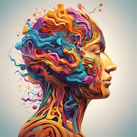 Premium Ai Image Craft An Abstract Representation Of The Subconscious