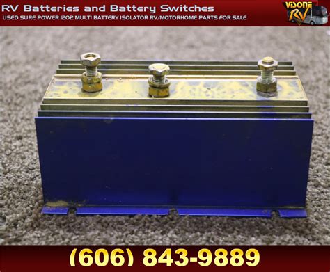 Rv Accessories Used Sure Power Multi Battery Isolator Rv Motorhome