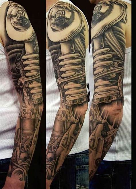 Top 80 Best BioMechanical Tattoos For Men Improb Biomechanical