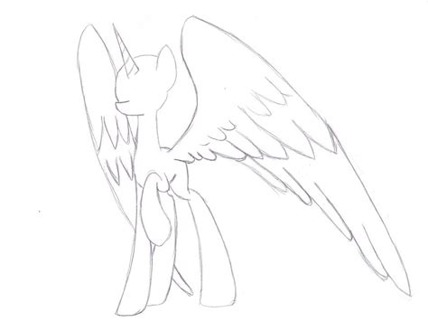 My Little Pony Base Drawing