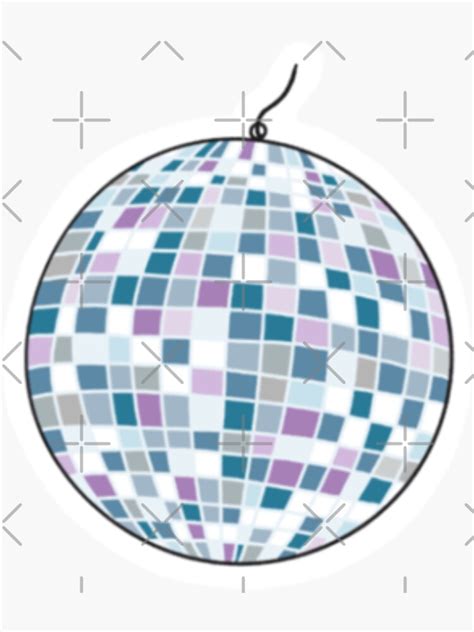 Mamma Mia Disco Ball Sticker By Lilvixenshop Redbubble