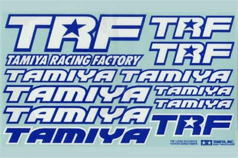 Tamiya Trf Sticker B Bluewhite Mrs Modellbau