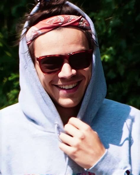 Harry On Instagram “he Looks Gorgeous Wearing His Own Merch Headband Glasses The Most