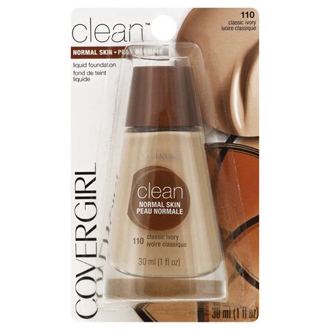 Covergirl Clean Normal Skin Liquid Foundation Classic Ivory 110 1 Fl Oz Shipt