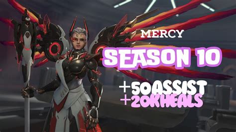 MERCY GAMEPLAY SKIN MÍTICA SEASON 10 OVERWATCH 2 YouTube