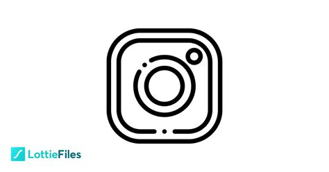 Instagram logo animation loop on Lottiefiles. Free Lottie Animation