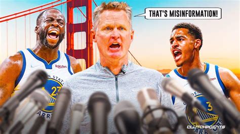 Warriors Coach Steve Kerr Refutes Report That Jordan Pooles Attitude Spurred Draymond Green