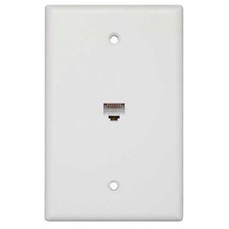 Cat Oversized Wallplate Port Gang White Allen Tel Products Inc