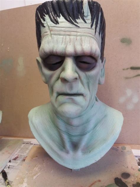 Another Frankenstein full head mask finished.