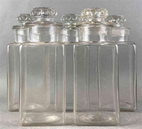 Group Of Glass Apothecary Display Jars Matthew Bullock Auctioneers