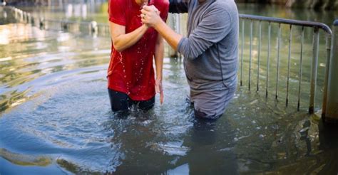 Baptism in river Jordan