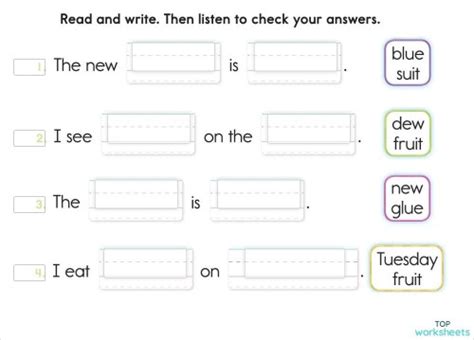 Phonics Stuv Wxyz Interactive Worksheet Topworksheets