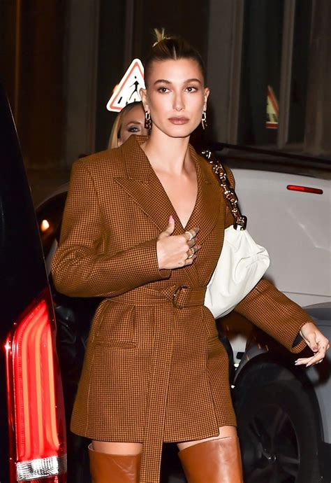 Hailey Bieber Arrives At Ferdi Restaurant In Paris 02262020 Hawtcelebs