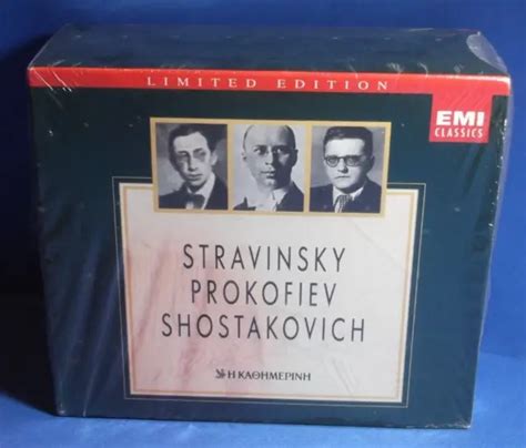 Prokofiev Chostakovitch Stravinsky Coffret Cd Inutilis Par Emi