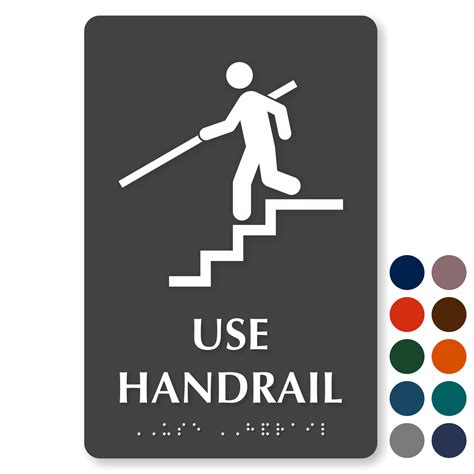 Handrail Signs Use Handrail Signs MySafetySign