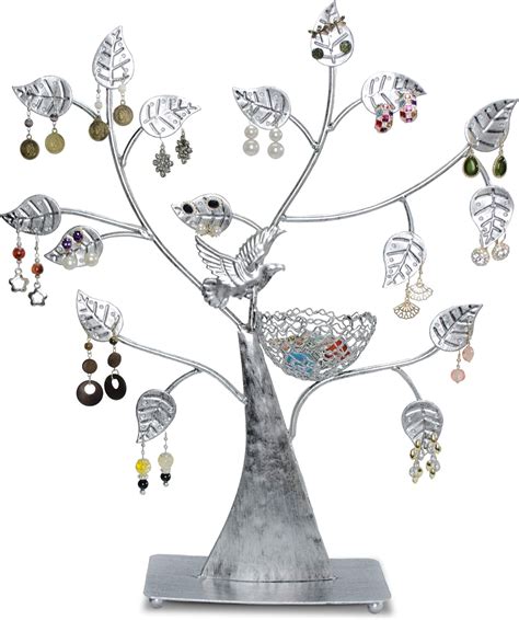 Grinscard Porte Bijoux En Forme D Arbre Argent Environ X X Cm