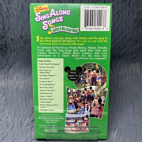 Disney Sing Along Songs Campout At Walt Grelly Usa