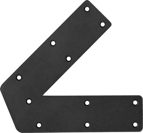 Amazon Pack Degree Angle Flat Bracket X Black Steel