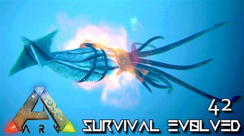 ARK SURVIVAL EVOLVED NEW ALPHA TUSOTEUTHIS GIANT SQUID TAME E42