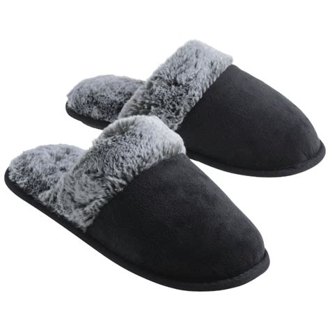 Morningsave Kathy Ireland Violet Scuff Slippers