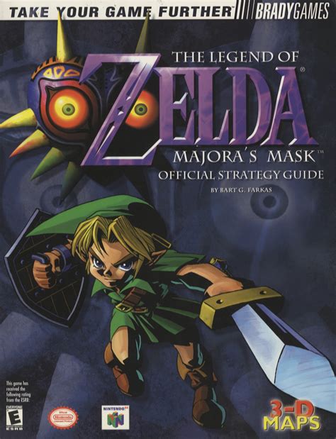 The Legend Of Zelda Majoras Mask Official Strategy Guide Book Computing History