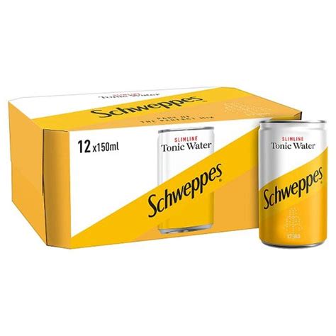 Schweppes Slimline Tonic 12 Dosen à 150 ml Amazon de Lebensmittel