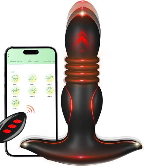 Ultrafast Thrusting Anal Plug Vibrator Vibrating Butt