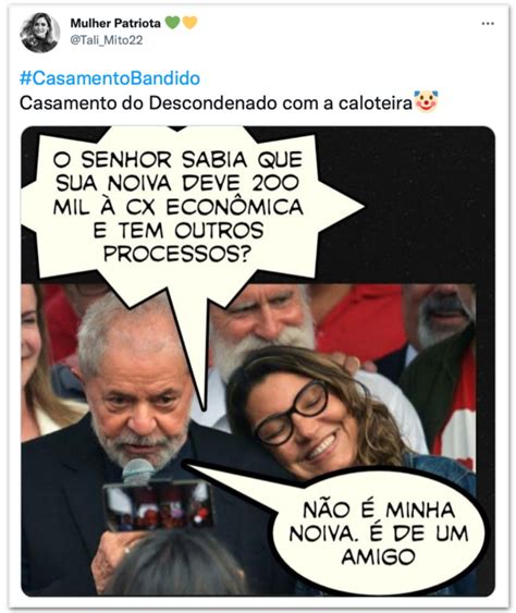 Bolsonaristas Ironizam Casamento De Lula E Janja