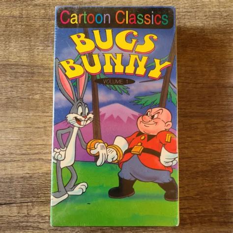 VINTAGE VHS TAPE Cartoon Classics Bugs Bunny Volume 1 Alpha Video 8 56