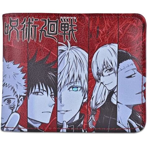 Anime Jujutsu Kaisen Itadori Yuji Gojo Satoru Sukuna Portefeuilles En