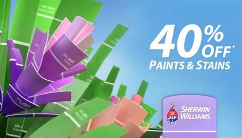 Sherwin Williams Coupons for $10 off $50 + Paints & Stains 40% off!