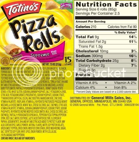 Totino`s Cheese Pizza Rolls Ingredients In Diet Deepnews