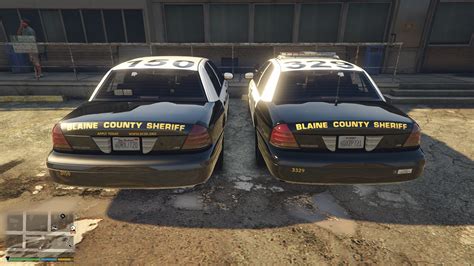 Blaine County Sheriff Vcso Livery For Vapid Victor 2k And 4k Gta5