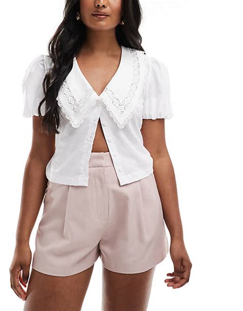 Miss Selfridge Tailored High Waisted Short Co Ord In Soft Pink Asos